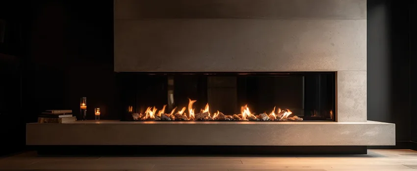 Gas Fireplace Ember Bed Design Services in Monterey, California