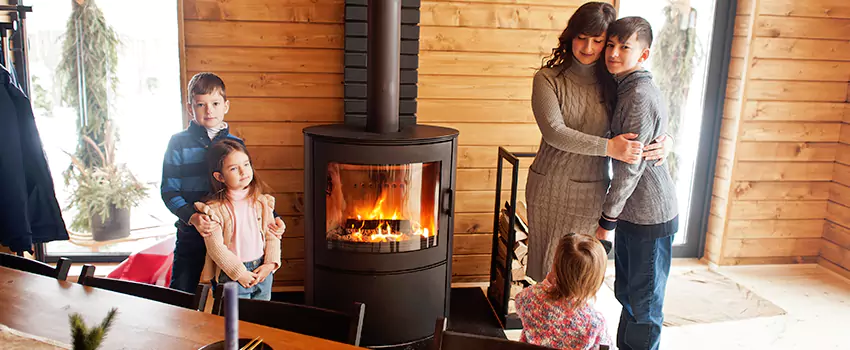 Morso Cast Iron Fireplace Insert Installation in Monterey, California
