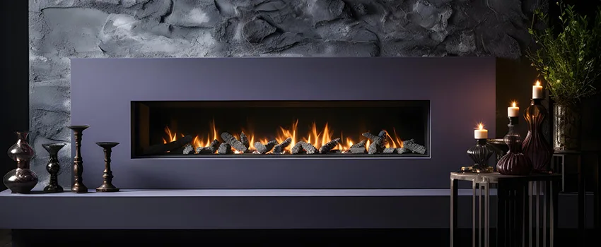 Ember Bed for Ventless Gas Fireplace in Monterey, CA