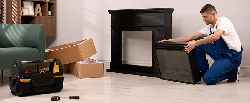 Old Rusted Metal Fireplace Repair And Replacement in Monterey, CA
